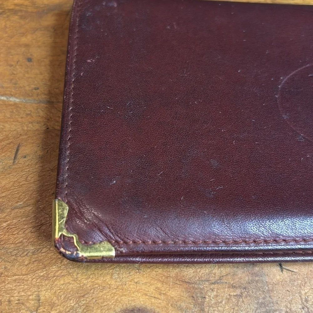 Cartier Bordeaux Long Wallet